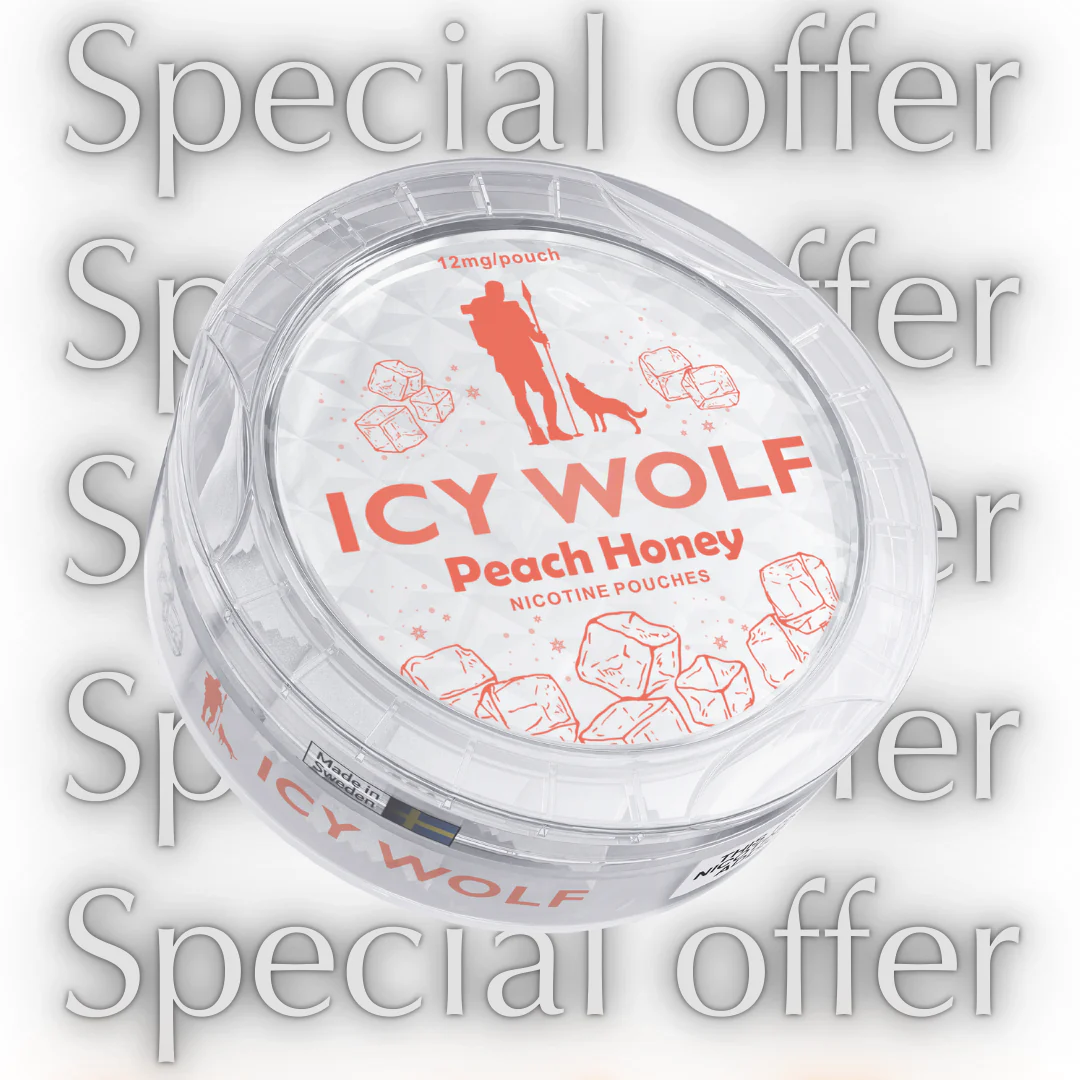 Icy Wolf Peach Honey 12mg - Special Offer